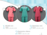 Filipinas, vestidos, batas, pantalones quirurjicos y hospitalarios 